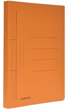 Dossiermap met glijder a4 oranje classex