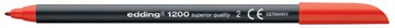 Edding viltstift e-1200 rood