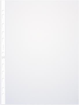 Oxford showtas, A4, uit glasheldere PP, 11-gaatsperforatie, 90 micron, pak van 100 stuks