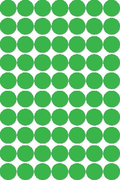 P.560 etiketten diam.19 mm groen apli