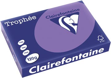 250 bl a4 120gr violet clairefontaine - 1220
