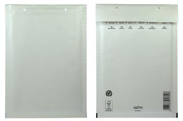 D.100 luchtkussen omslagen 175 x 265 strip wit