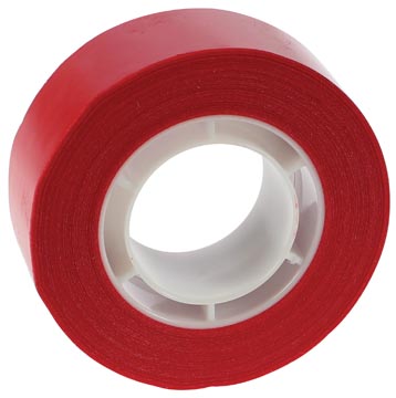 Plakband 19mmx33m rood apli