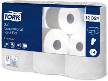 P.6 rollen toiletpapier traditional 2-laags 400 vellen tork