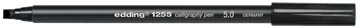Edding kalligrafiepen e-1255 5,0 mm zwart