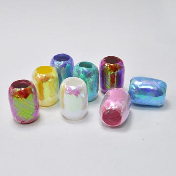 Ruban cadeau, 5 mm x 20 m, nacre, couleurs assorties