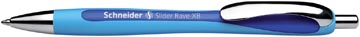 Balpen slider rave xb blauw schneider