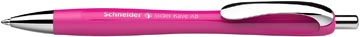 Schneider stylo bille Slider Rave, pointe extra large, encre bleu, power pink