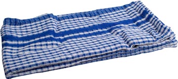 P.3 handdoek 50 x 70 cm gewafeld blauw
