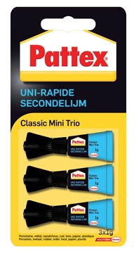 Colle uni-rapide pattex 3x1g