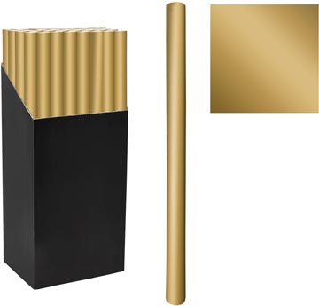 Geschenkpapier, 70 cm x 2 m, Premium goud
