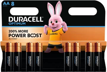 Bl.8 batterijen optimum aa duracell