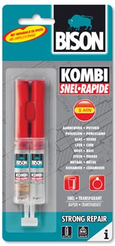 Kombi snel 2-componentenlijm  bison