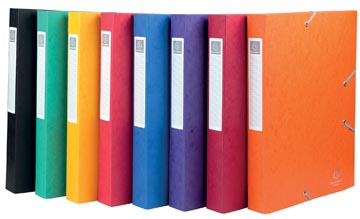 Elastobox cartobox rug 40mm kleuren assorti exacompta