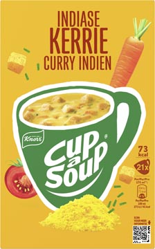 D.21 zakjes indiase kerrie + korstjes cup a soup
