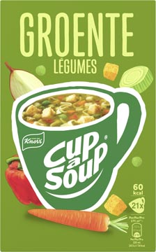 D.21 zakjes groenten + korstjes cup a soup