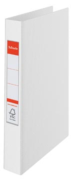 Ringmap pp 4 o-ringen 25mm rug 42mm a4 wit esselte