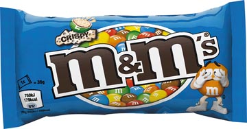 M&amp;M's crispy, zakje van 36 g, pak van 24 stuks