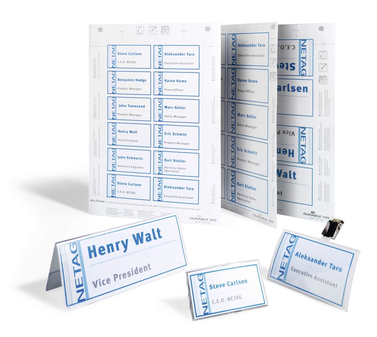 P.20 vel insteekkaarten 30 x 60 mm durable