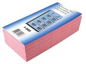 Garderobeblokje 1 - 500 kers