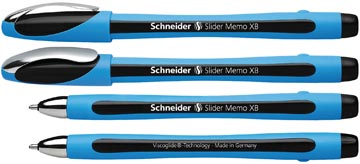 Balpen slider memo xb zwart schneider