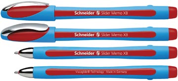 Balpen slider memo xb rood schneider