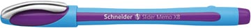 Schneider balpen Slider Memo, extra breed, paars