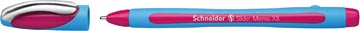 Schneider balpen Slider Memo, extra breed, roze