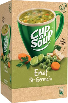 D.21 zakjes erwten (st.germain) cup a soup