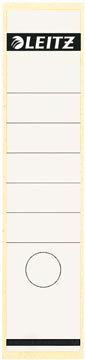 P.10 etiquettes de dos autocollantes dos 7cm long blanc leitz