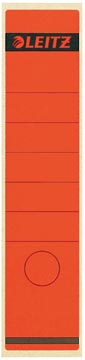 P.10 etiquettes de dos autocollantes dos 7cm long rouge leitz