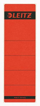 P.10 etiquettes de dos autocollantes dos 7cm court rouge leitz