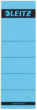 P.10 etiquettes de dos autocollantes dos 7cm court bleu leitz