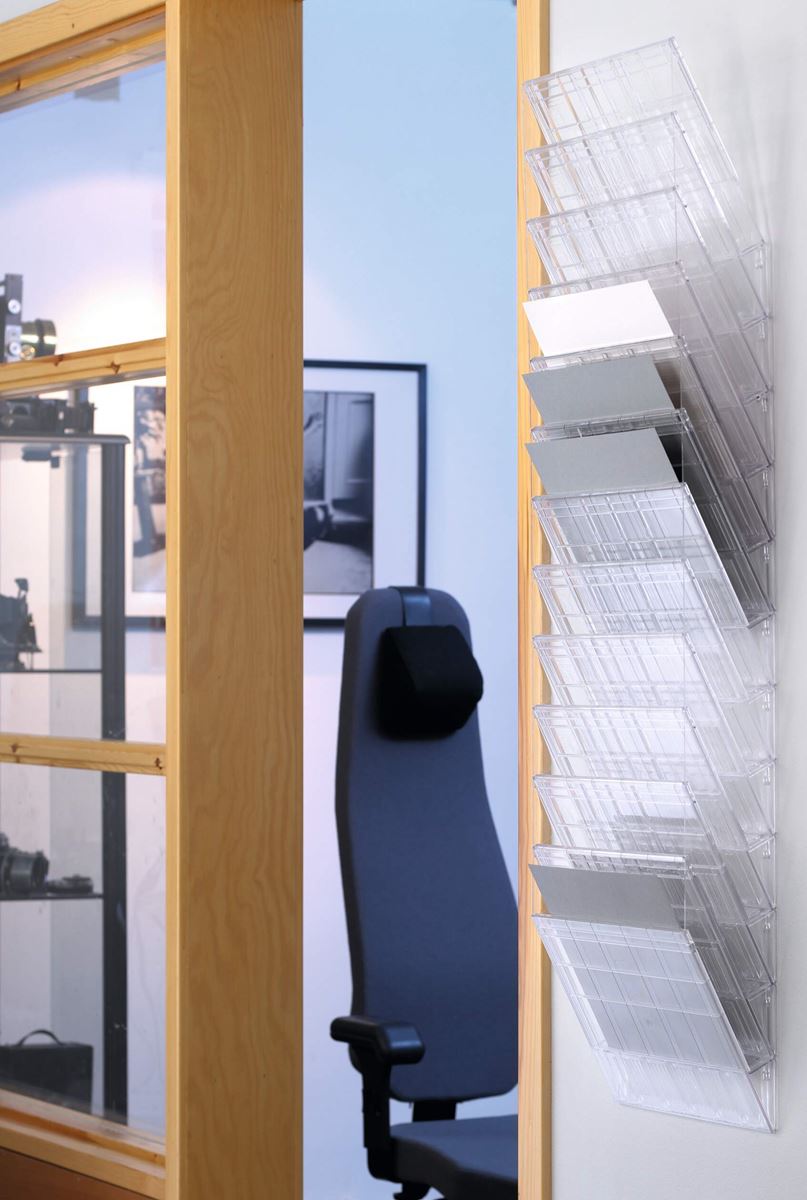 Folderhouder flexiboxx 12-delig horizontaal a4 transparant durable