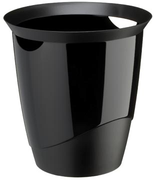Papiermand trend 16 liter 315 x 330 mm zwart durable