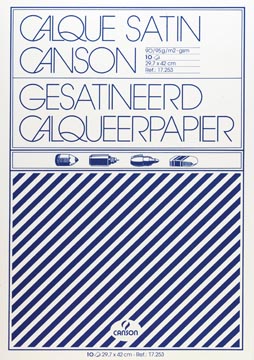 P.10 vel kalkpapier 90 gr a3 canson