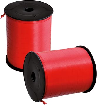 Ruban cadeau, 10 mm x 250 m, rouge