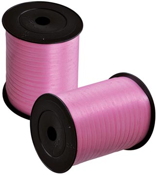 Ruban cadeau, 5 mm x 500 m, rose