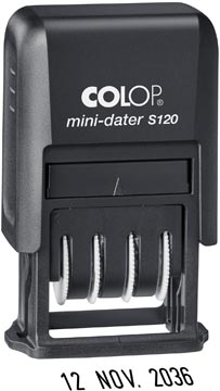 Mini datumstempel nederlands 4mm colop