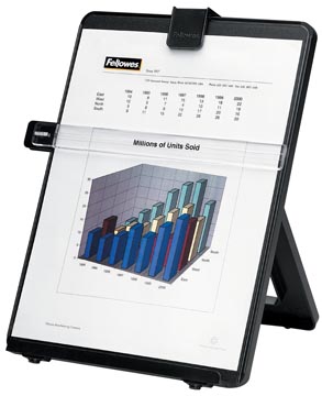 Porte documents workstation black fellowes