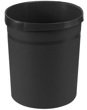 Papiermand 18 liter 345 x 312 mm zwart han