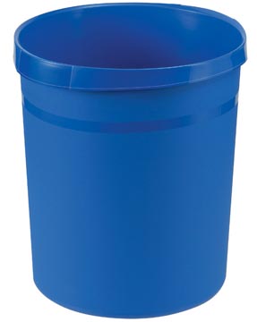 Corbeille papier bleu 18 l. ha