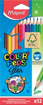 Maped crayon de couleur Color'Peps, 12 crayons