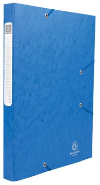 Elastobox karton rug 25 mm a4 blauw exacompta