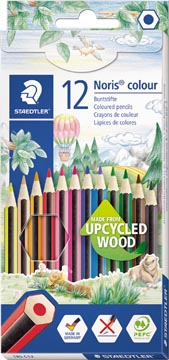 Etui 12 kleurpotloden noris colour assorti staedtler