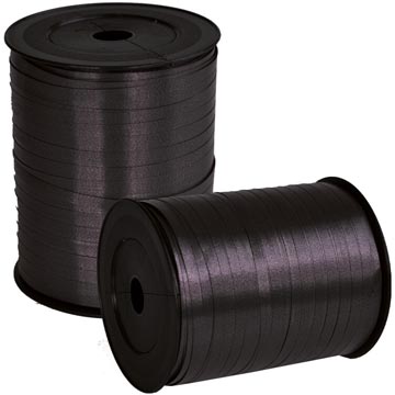 Ruban cadeau, 5 mm x 500 m, noir