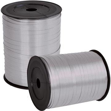 Ruban cadeau, 5 mm x 500 m, argent