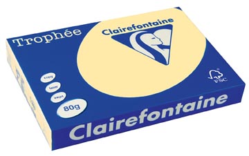 500 f a3 80gr jaune clairefontaine - 1884