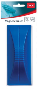 Magnetische wisser incl 3 navullingen blauw nobo