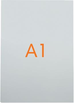Nobo couvertures de reserve pour porte-affiche A1 (Nobo réf 1902206), paquet de 2 pièces
